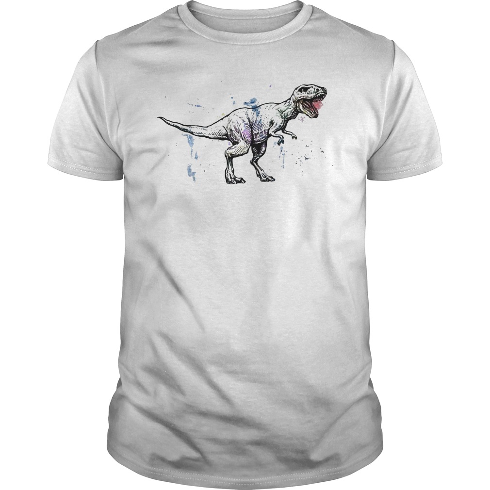 Dinosaurs T Rex Watercolor Shirt 5 Dinosaurs T Rex Watercolor Shirt