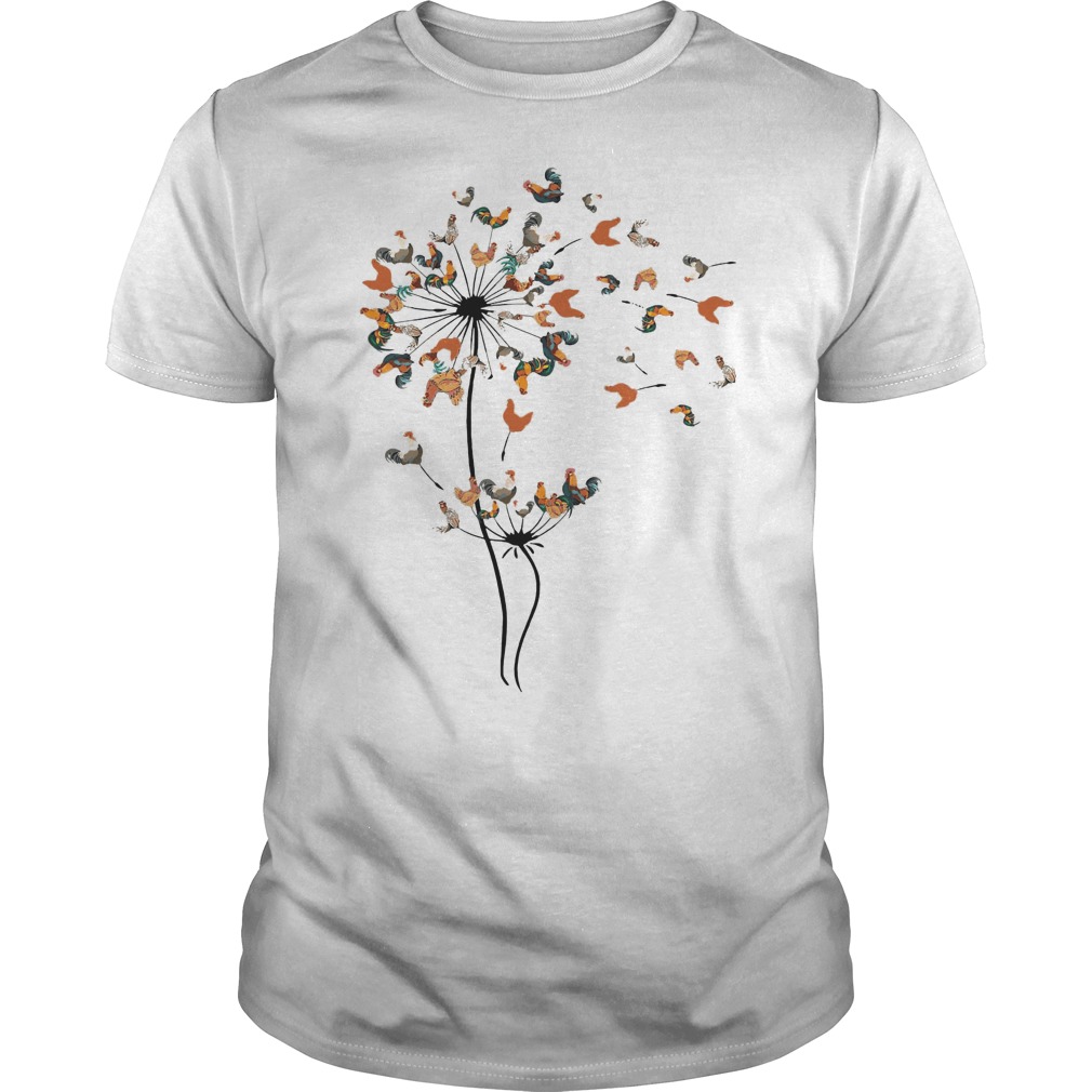Chicken Dandelion Flower Shirt 5 Chicken Dandelion Flower Shirt