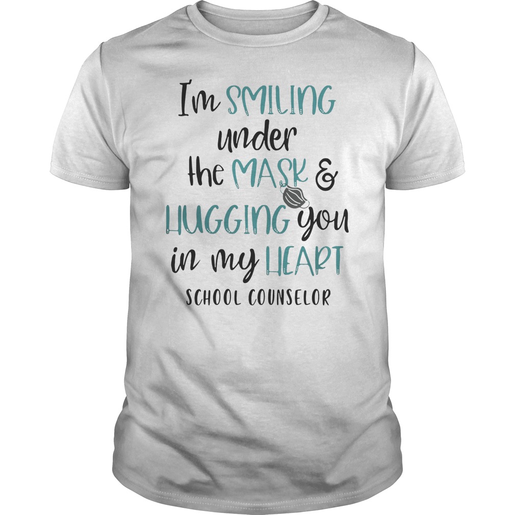 I'm Smiling Under The Mask And Hugging You In My Heart School Secretary Shirt 5 I'm Smiling Under The Mask And Hugging You In My Heart School Secretary Shirt