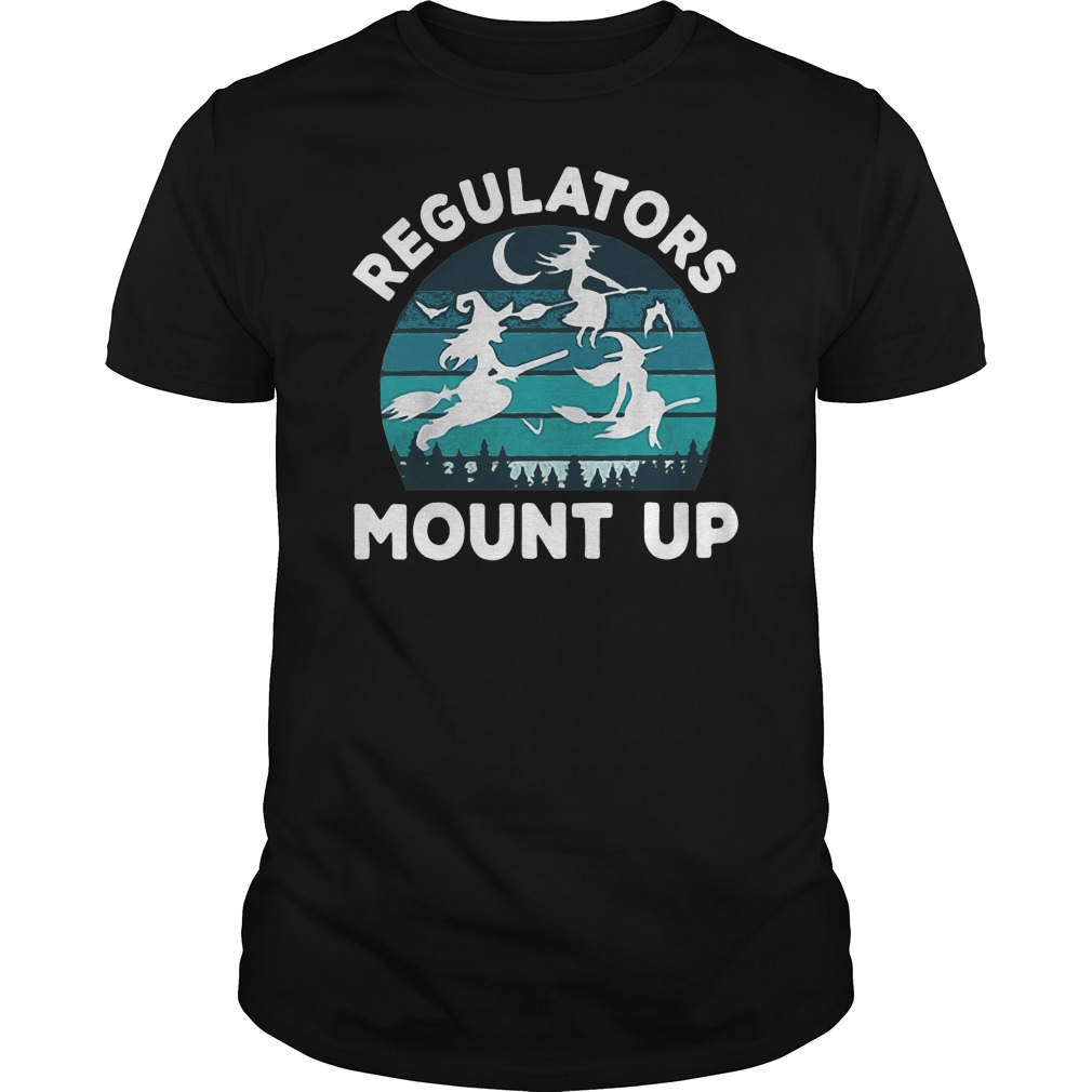 Regulators Mount Up Halloween Flying Witches Shirt 5 Regulators Mount Up Halloween Flying Witches Shirt