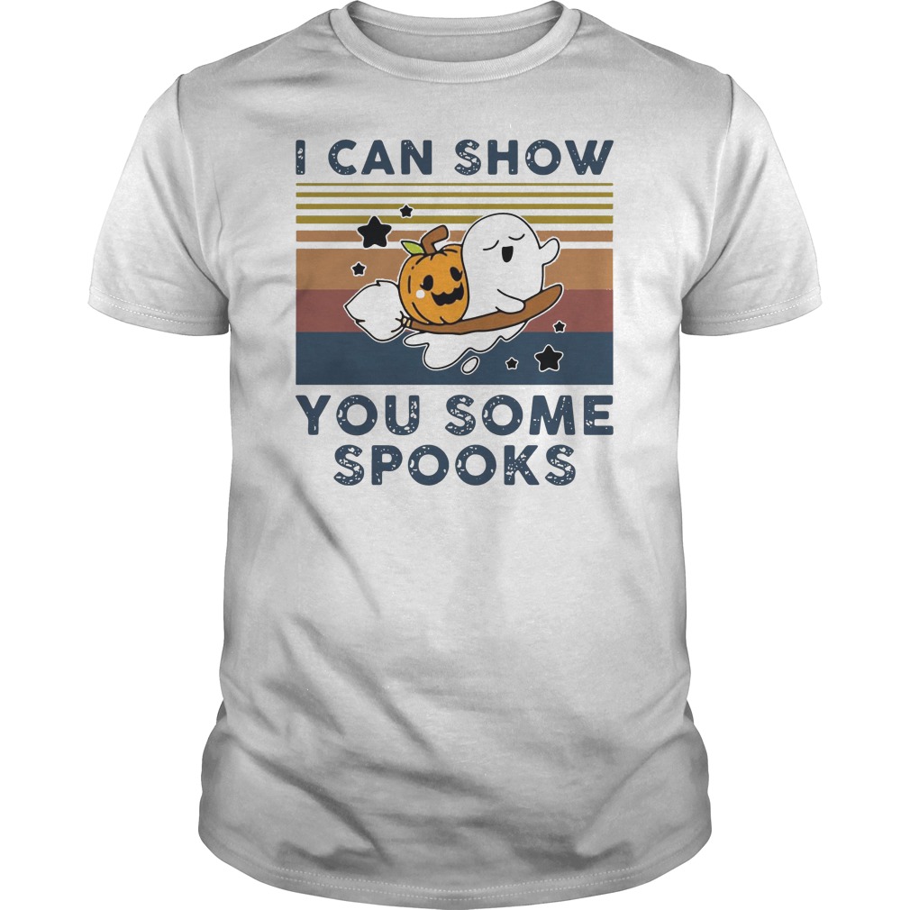 Pumpkin Ghost I Can Show You Some Spooks Vintage Shirt 5 Pumpkin Ghost I Can Show You Some Spooks Vintage Shirt