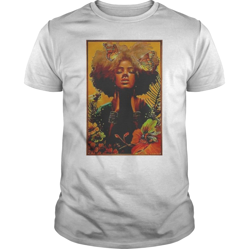 Black Woman With Butterfly Art Shirt 5 Black Woman With Butterfly Art Shirt