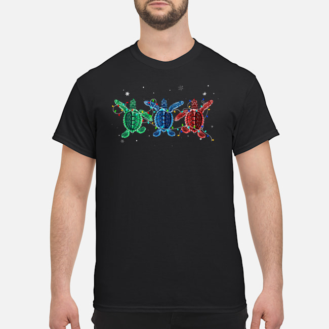 Turtles Light Christmas Shirt 5 Turtles Light Christmas Shirt