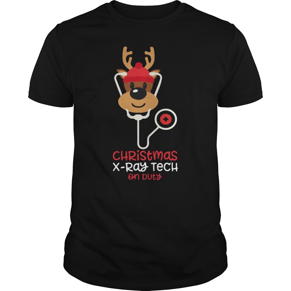 Christmas X ray Tech On Duty Reindeer Nurse Shirt 5 Christmas X ray Tech On Duty Reindeer Nurse Shirt