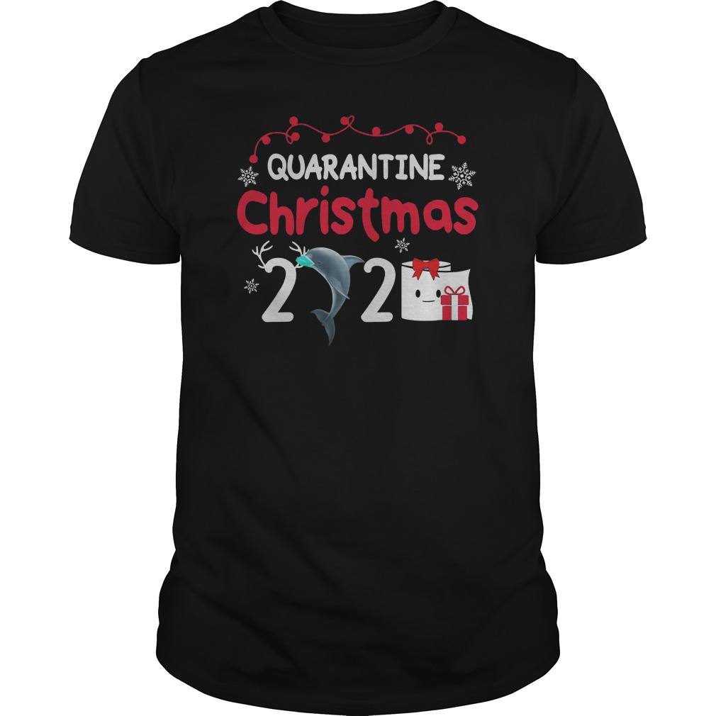 Quarantine Christmas Dolphin Mask Toilet Paper 2020 Shirt 5 Quarantine Christmas Dolphin Mask Toilet Paper 2020 Shirt