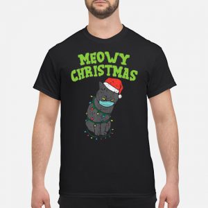 Meowy Christmas Mask Black Cat Shirt 5 Meowy Christmas Mask Black Cat Shirt