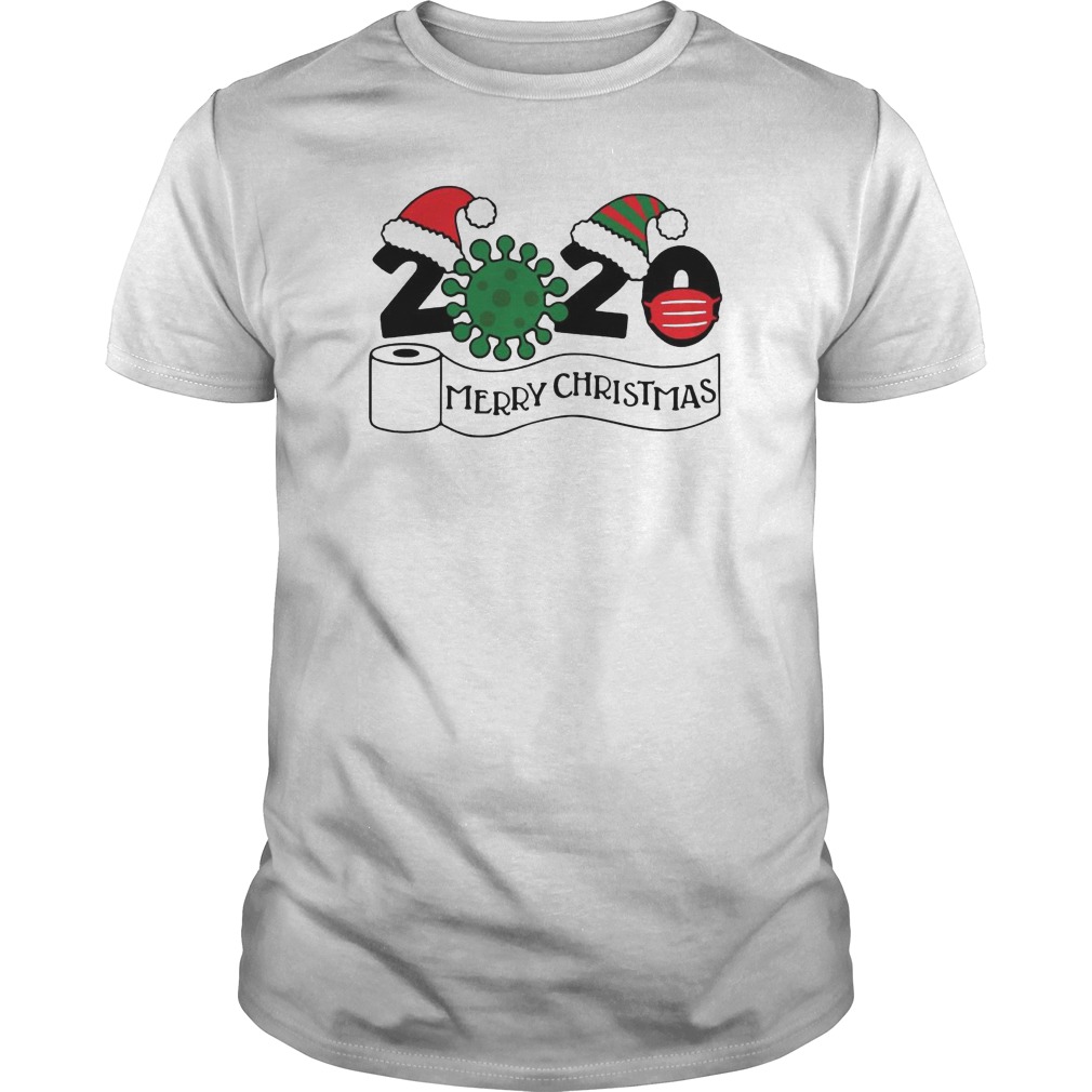 Quarantine 2020 Santa Coronavirus Mask Toilet Paper Merry Christmas Shirt Quarantine 2020 Santa Coronavirus Mask Toilet Paper Merry Christmas Shirt