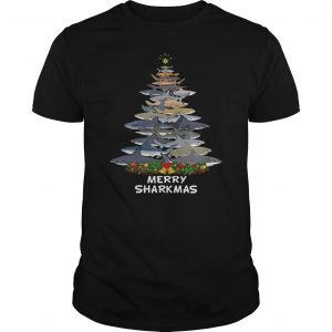 Sharks Tree Merry Sharkmas Shirt 5 Sharks Tree Merry Sharkmas Shirt 6