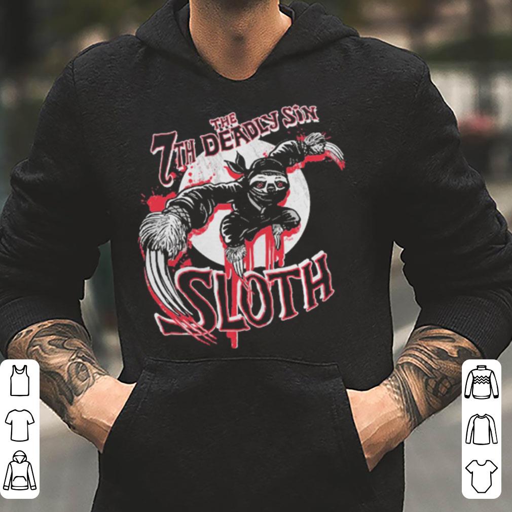 7th Deadliest Sin Sloth Ninja Style shirt 4 - 7th Deadliest Sin Sloth Ninja Style shirt