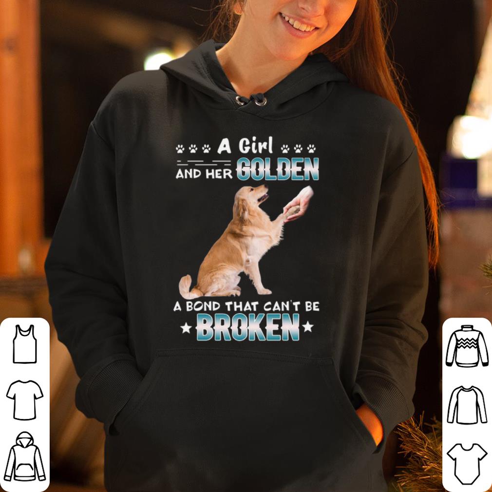 A Girl And Her Golden A Bond That Can t Be Broken shirt 4 - A Girl And Her Golden A Bond That Can’t Be Broken shirt