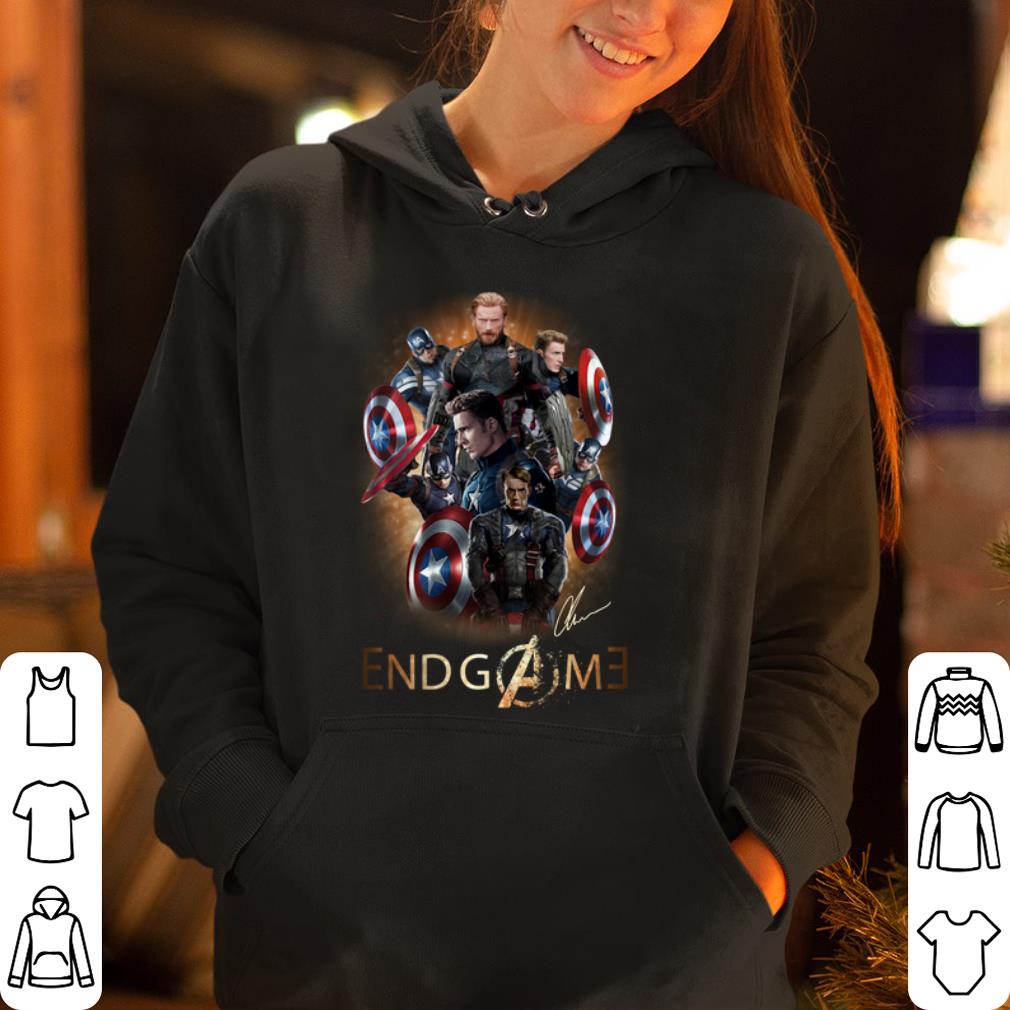 Avengers Endgame Captain America Chris Evans Signature shirt 4 - Avengers Endgame Captain America Chris Evans Signature shirt