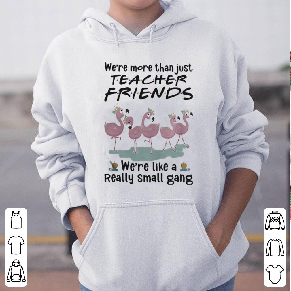 Flamingo we re more than just teacher friends we re like a really small gang shirt 4 - Flamingo we’re more than just teacher friends we’re like a really small gang shirt