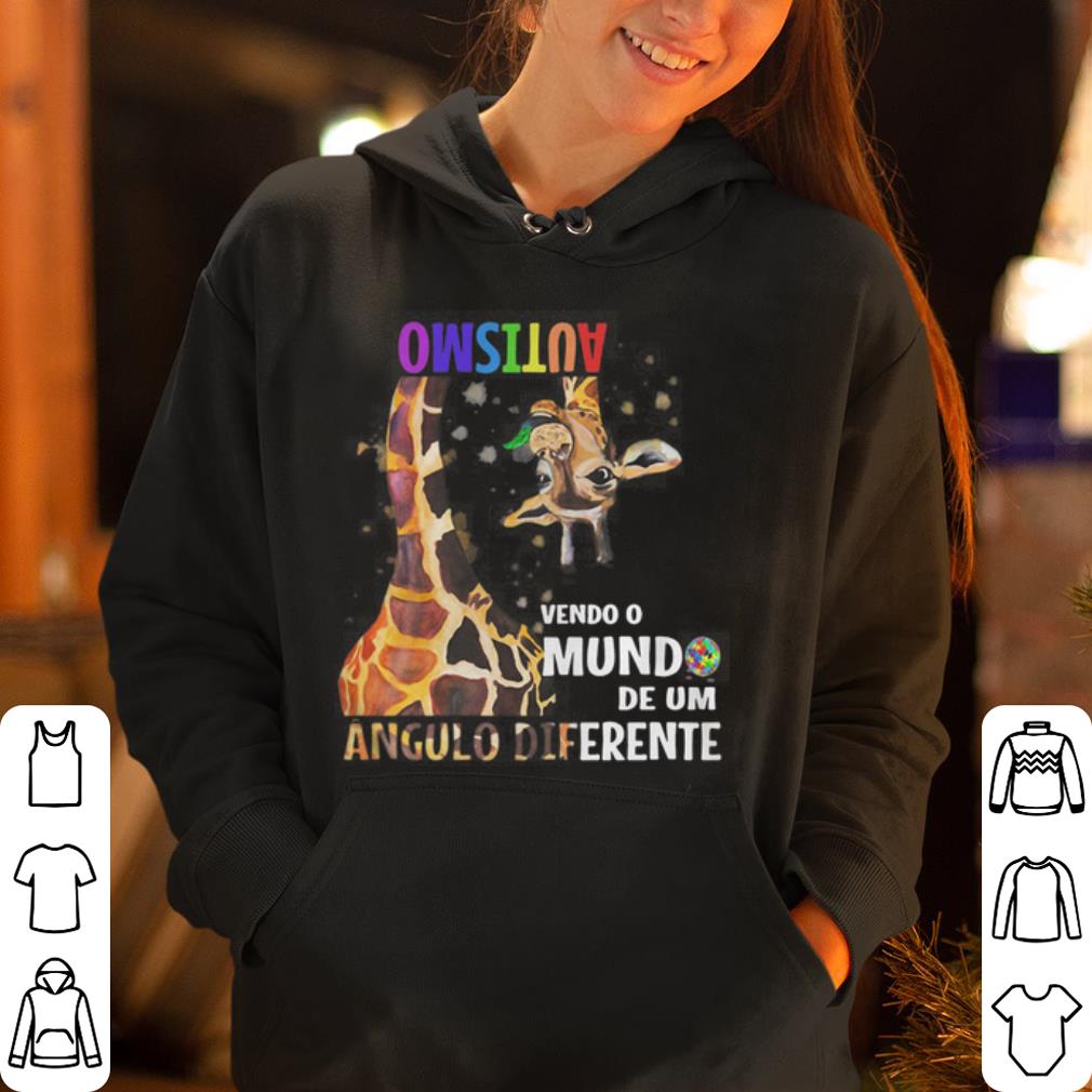 Giraffe Autism Vendo O Mundo De Um Angulo Diferente shirt 4 - Giraffe Autism Vendo O Mundo De Um Angulo Diferente shirt