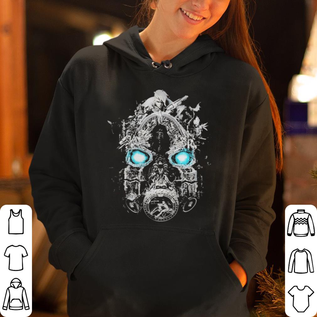 Borderlands 3 Mask of Mayhem White Teaser Borderlands shirt 4 - Borderlands 3 Mask of Mayhem White Teaser Borderlands shirt