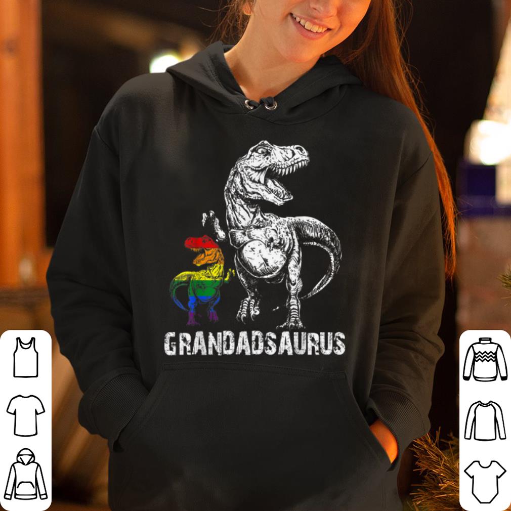 Grandadsaurus LBGT Pride Dad Dinosaur shirt 4 - Grandadsaurus LBGT Pride Dad Dinosaur shirt