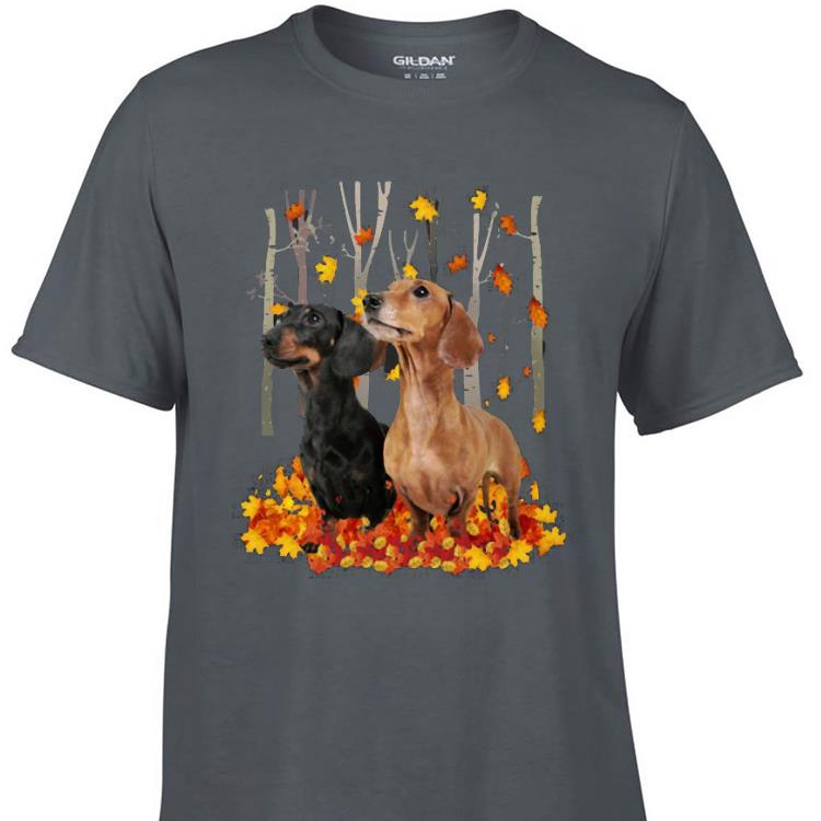 Aweome Dachshund autumn forest shirt 1 - Aweome Dachshund autumn forest shirt