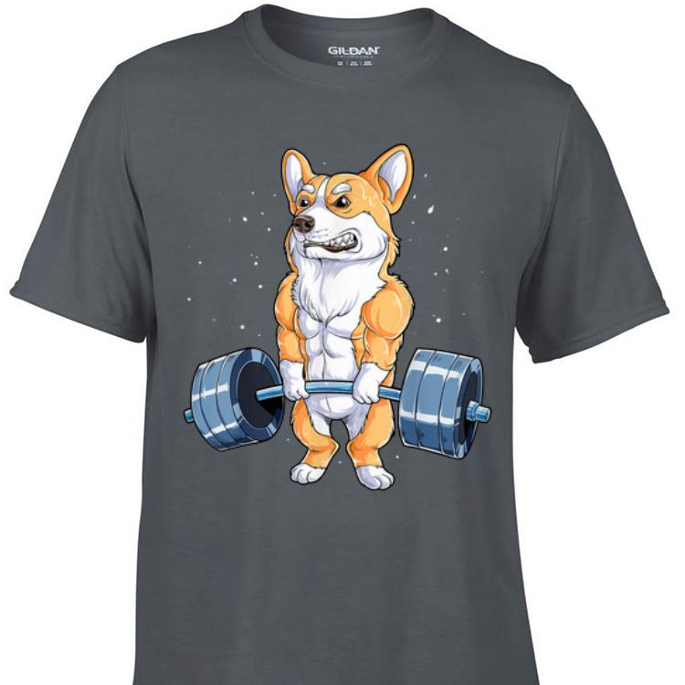 Awesome Corgi Weightlifting Fitness Gym Workout shirt 1 - Awesome Corgi Weightlifting Fitness Gym Workout shirt