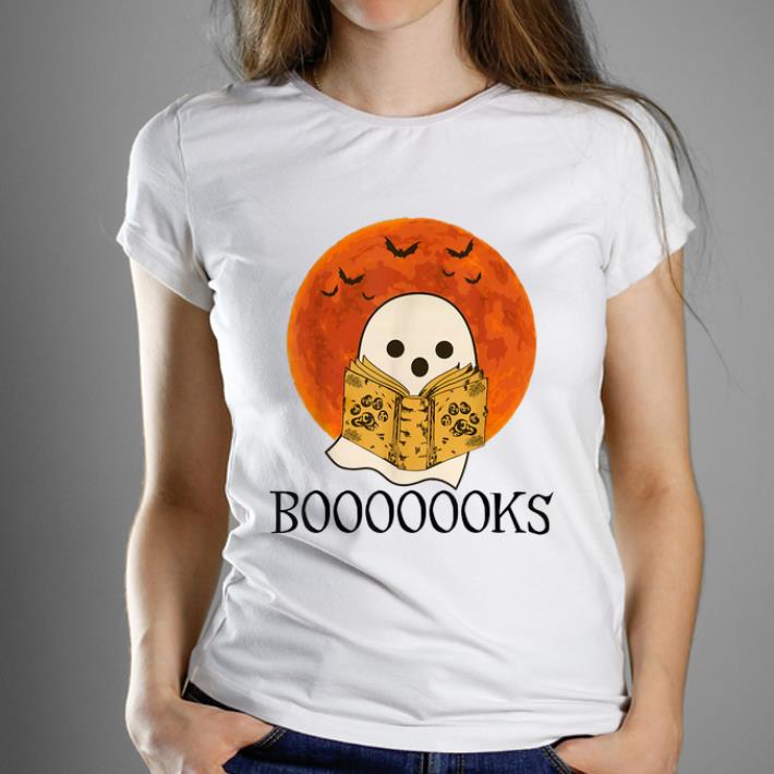 Awesome Ghost Read Booooooks Sunset Halloween shirt 1 - Awesome Ghost Read Booooooks Sunset Halloween shirt