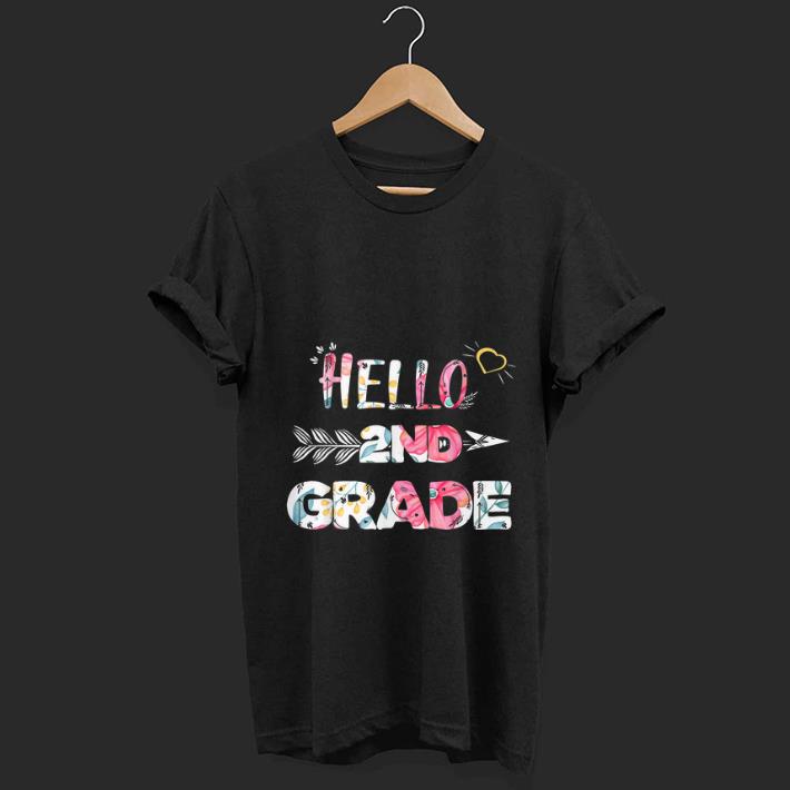 Awesome Hello 2nd Grade Back To Shool Floral shirt 1 - Awesome Hello 2nd Grade Back To Shool Floral shirt