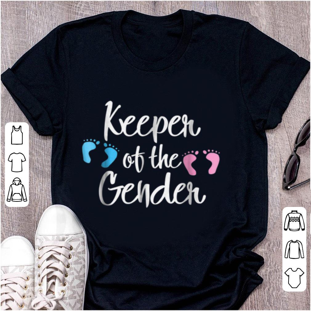 Awesome Keeper Of The Gender Reveal Party Idea Baby Announcement shirt 1 - Awesome Keeper Of The Gender Reveal Party Idea Baby Announcement shirt