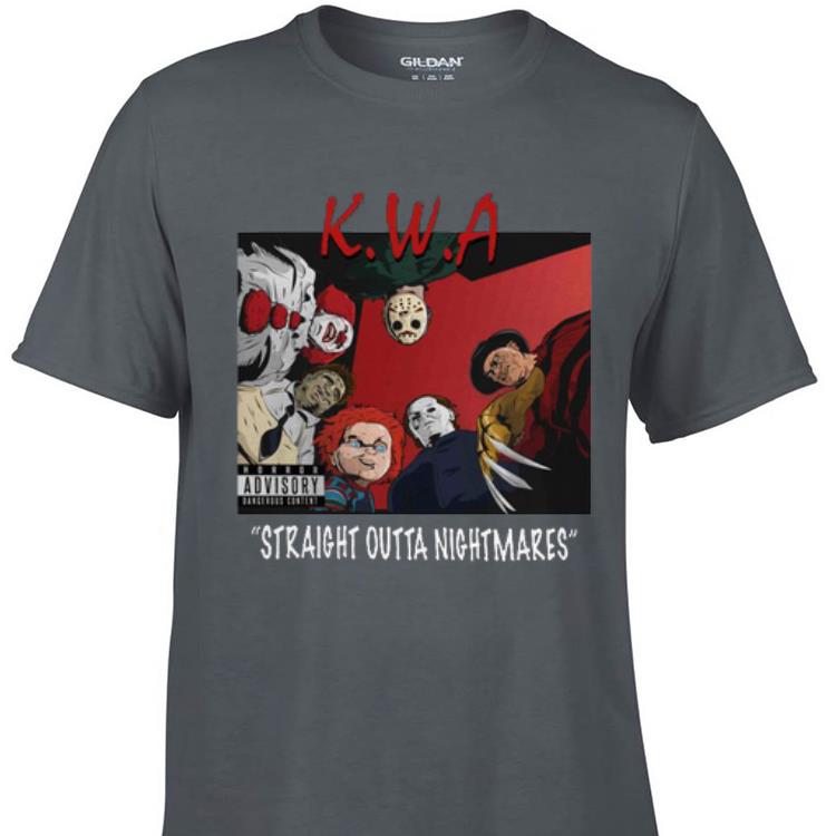Awesome Kwa Horror Characters Straight Outta Nightmares shirt 1 - Awesome Kwa Horror Characters Straight Outta Nightmares shirt