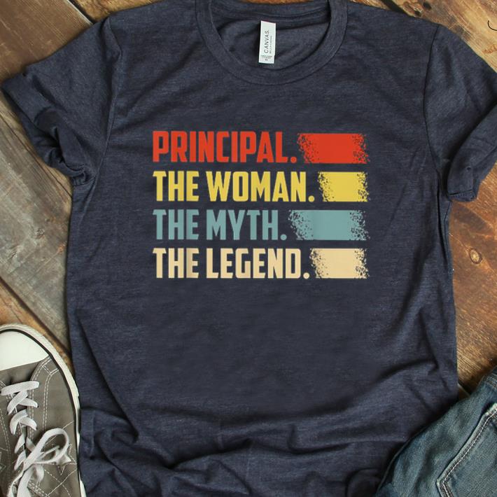 Awesome Principal The Woman The Myth The Legend Vintage shirt 1 2 - Awesome Principal The Woman The Myth The Legend Vintage shirt