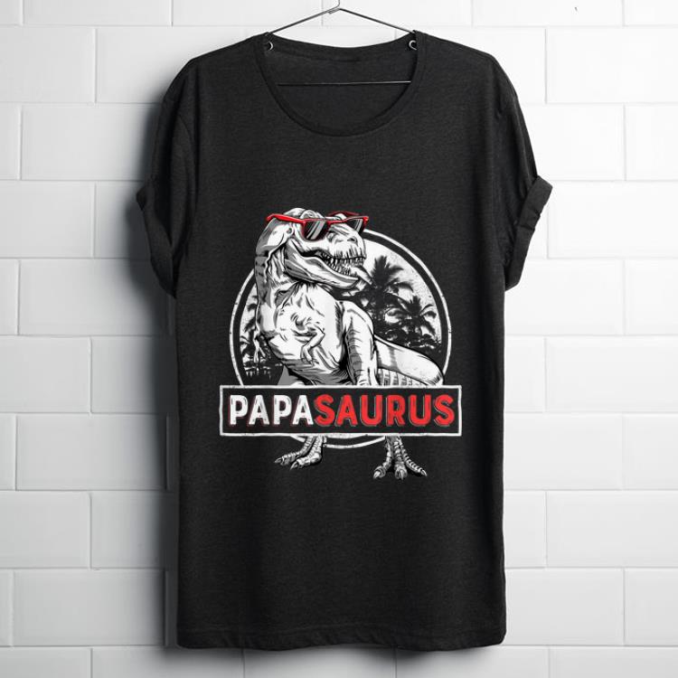 Awesome T rex Papa Saurus Dinosaur Sunglass shirt 1 - Awesome T rex Papa Saurus Dinosaur Sunglass shirt