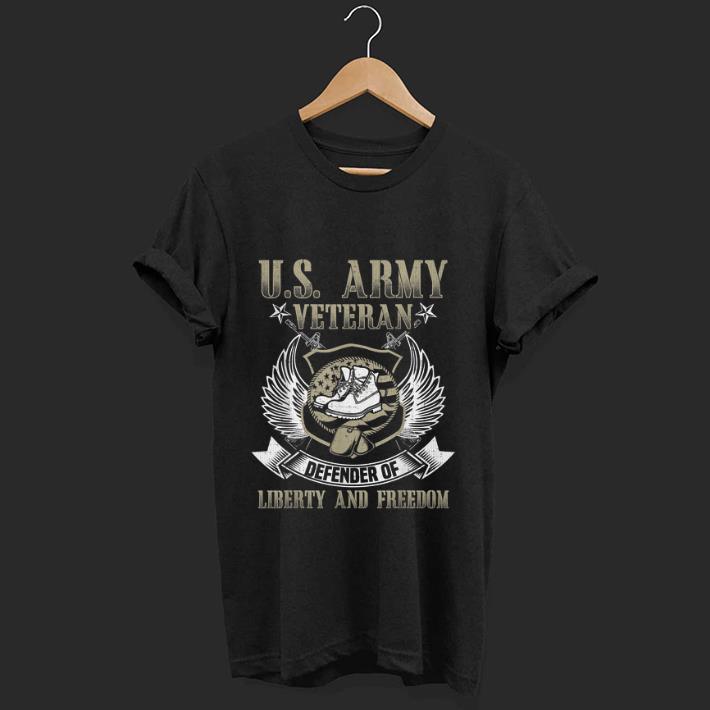 Awesome US Army Veteran Defender Of Liberty And Freedom shirt 1 - Awesome US Army Veteran Defender Of Liberty And Freedom shirt