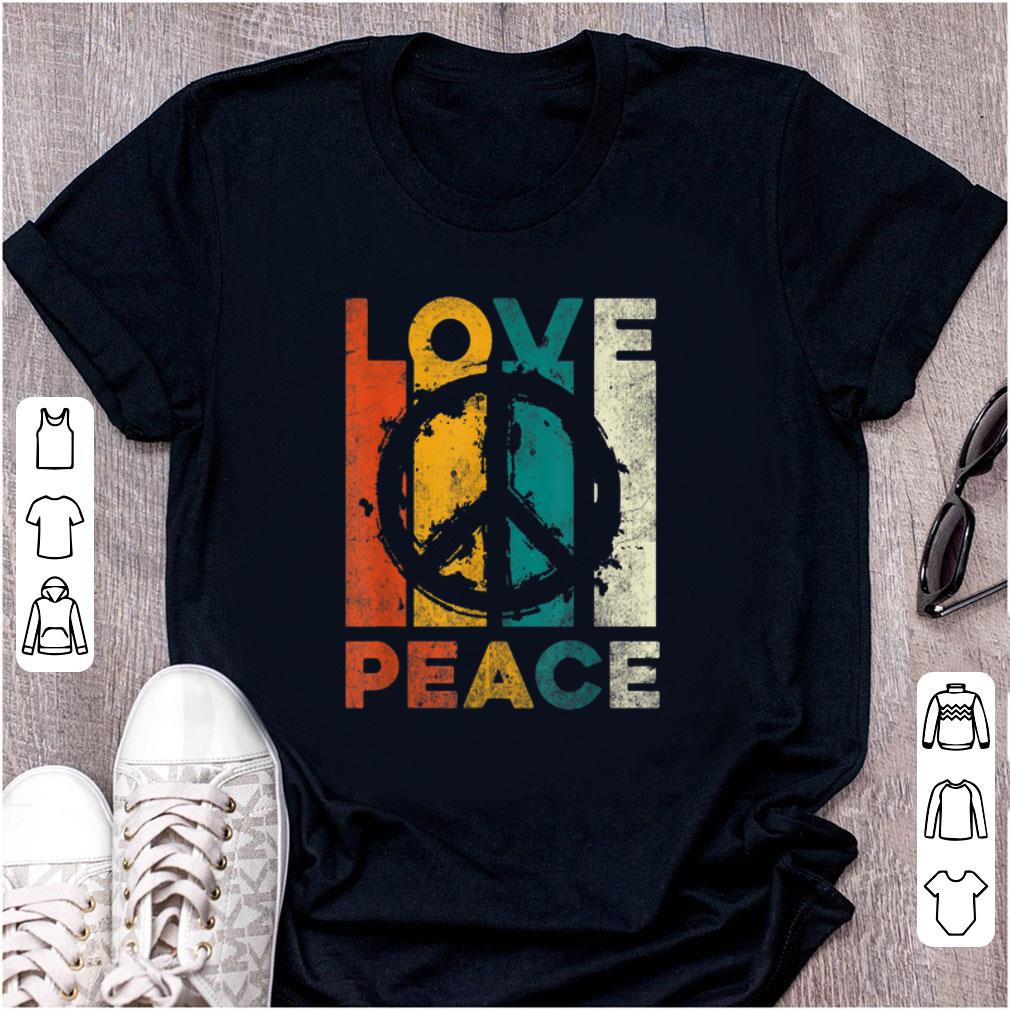 Awesome Vintage Love Peace shirt 1 - Awesome Vintage Love Peace shirt