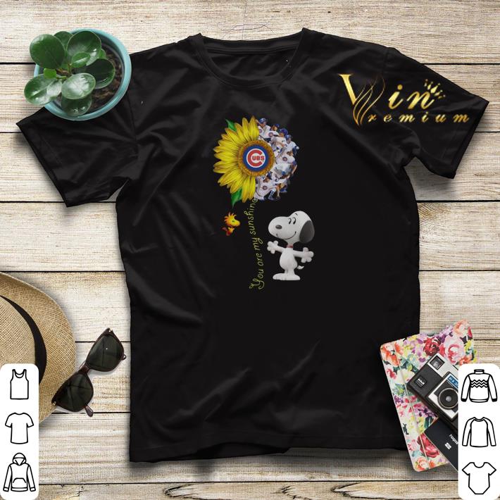 Chicago Cubs sunflower Snoopy Woodstock you are my sunshine shirt Chicago Cubs sunflower Snoopy Woodstock you are my sunshine shirt 4 - Chicago Cubs sunflower Snoopy Woodstock you are my sunshine shirt