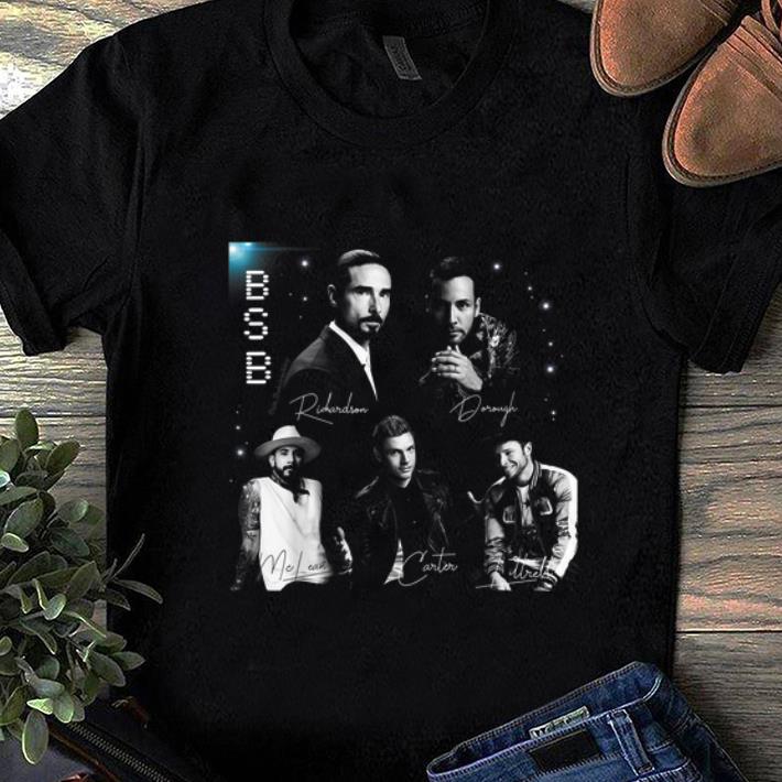 Hot Backstreet Boy Member Signature BSB shirt 1 - Hot Backstreet Boy Member Signature BSB shirt