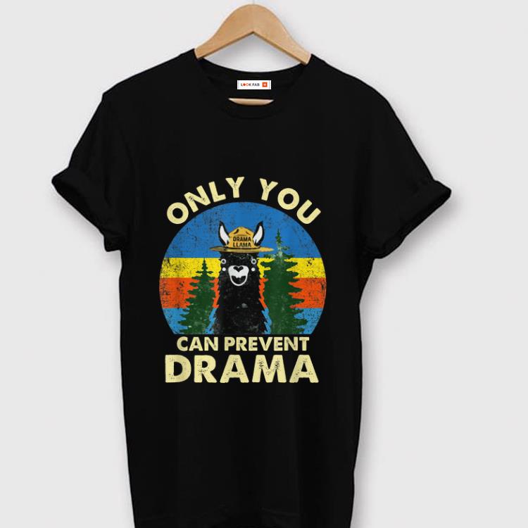 Hot Llama Only You Can Prevent Drama Vintage shirt 1 - Hot Llama Only You Can Prevent Drama Vintage shirt