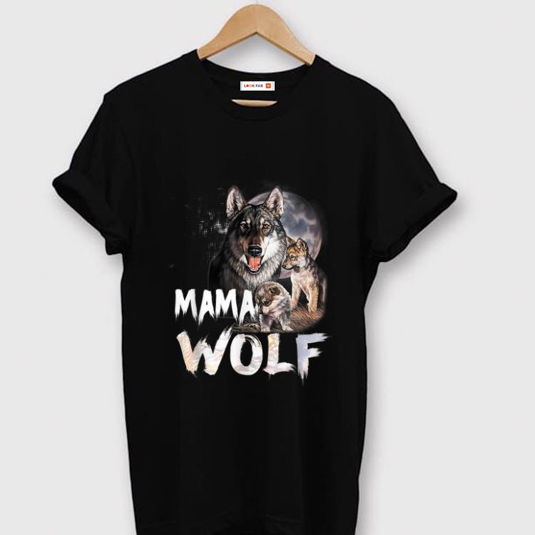 Hot Mama Wolf Family Wolves Moon Mom shirt 1 - Hot Mama Wolf Family Wolves Moon Mom shirt