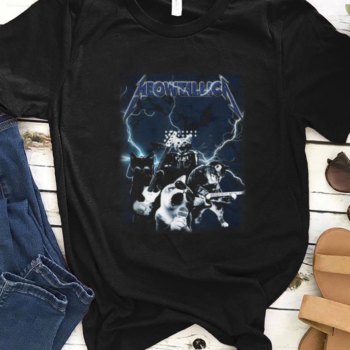 Hot Meowtallic Rock Band shirt 1 - Hot Meowtallic Rock Band shirt
