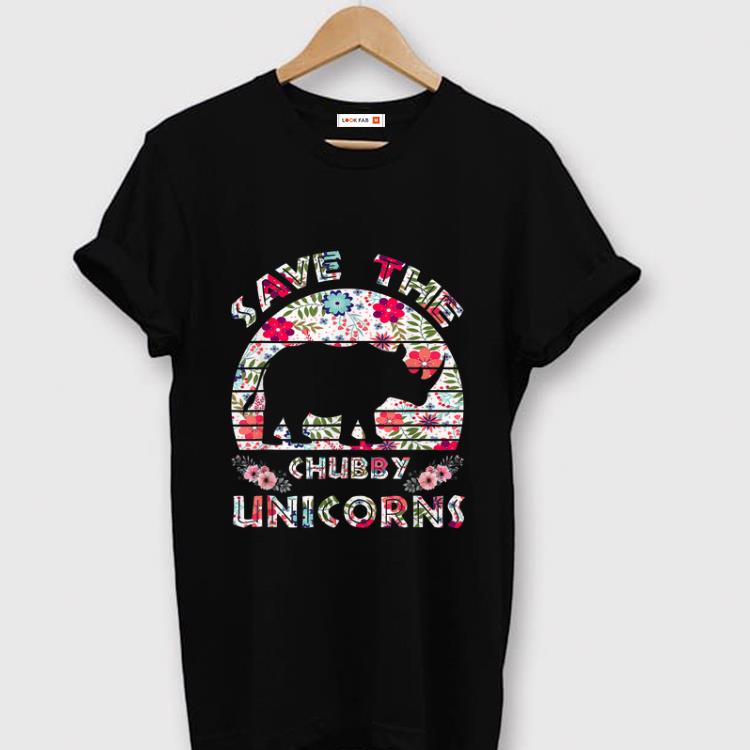 Hot Save The Chubby Unicorns Floral shirt 1 - Hot Save The Chubby Unicorns Floral shirt