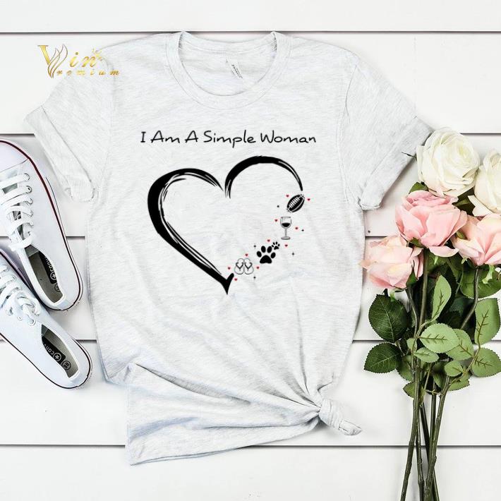 I am a simple woman flip flop paw dog wine glass rugby ball shirt sweater I am a simple woman flip flop paw dog wine glass rugby ball shirt sweater 4 - I am a simple woman flip flop paw dog wine glass rugby ball shirt sweater