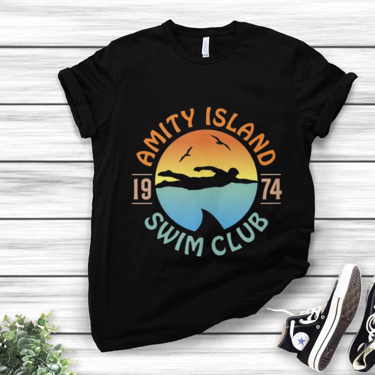 Nice Amity Island Swim Club 1974 shirt 1 - Nice Amity Island Swim Club 1974 shirt