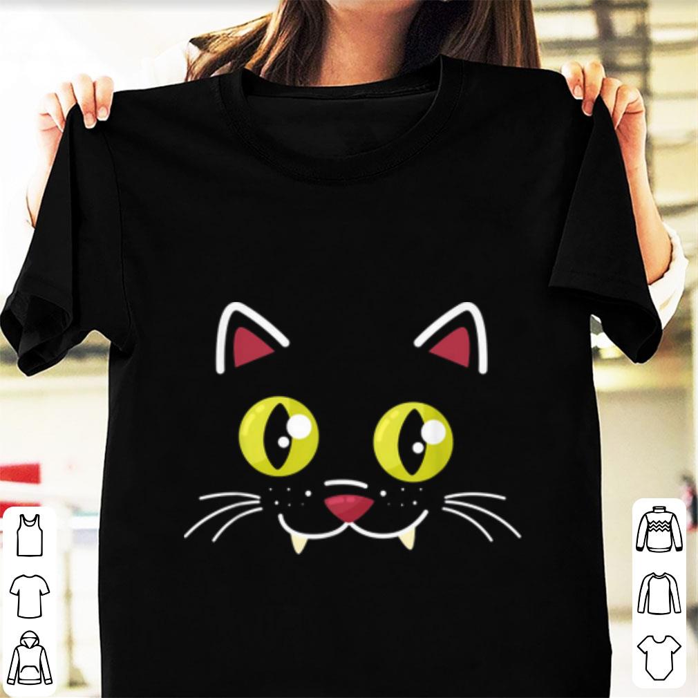 Nice Halloween Cat Face Funny Halloween Costume shirt 1 - Nice Halloween Cat Face Funny Halloween Costume shirt