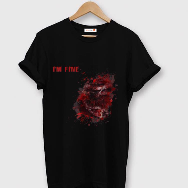 Nice I m Fine Wound Injury Cool Halloween Costume Gift shirt 1 - Nice I'm Fine Wound Injury Cool Halloween Costume Gift shirt