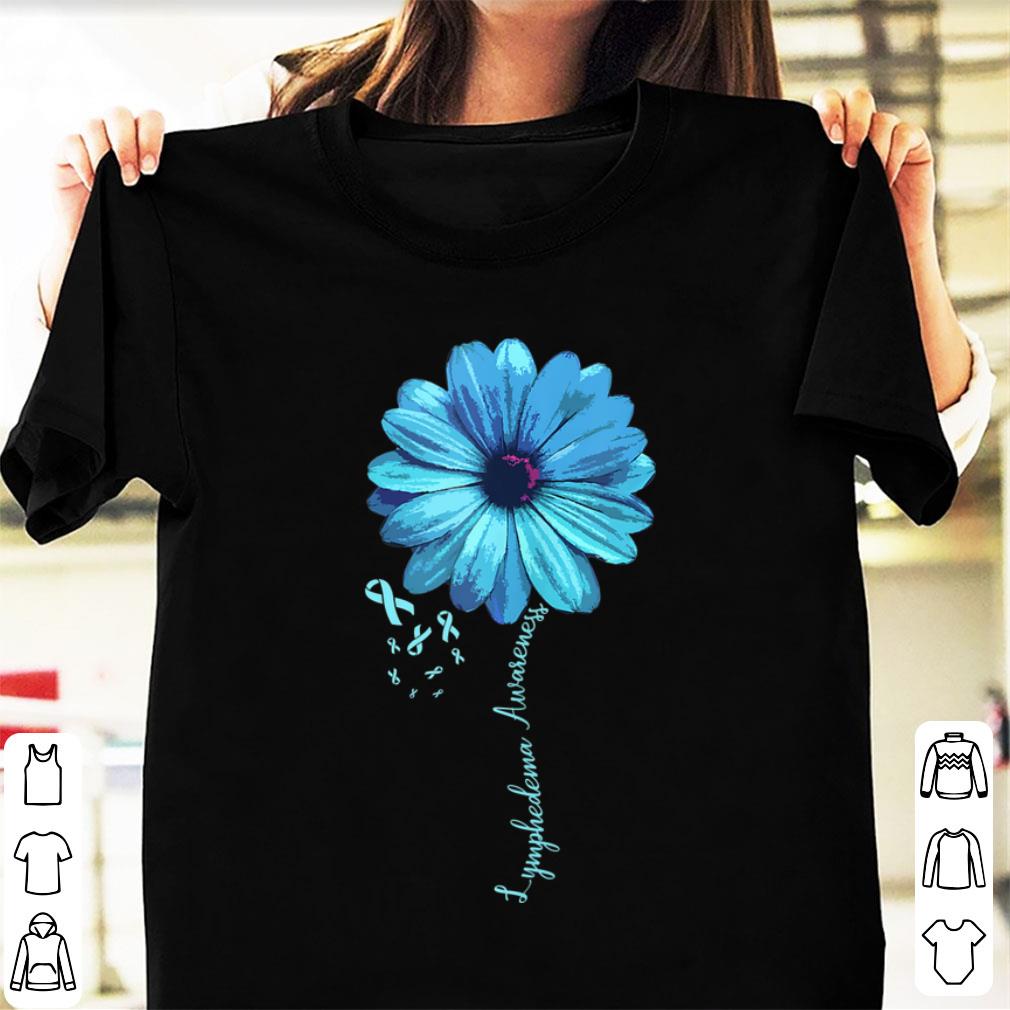 Nice Lymphedema Awareness Floral Ribbon shirt 1 - Nice Lymphedema Awareness Floral Ribbon shirt