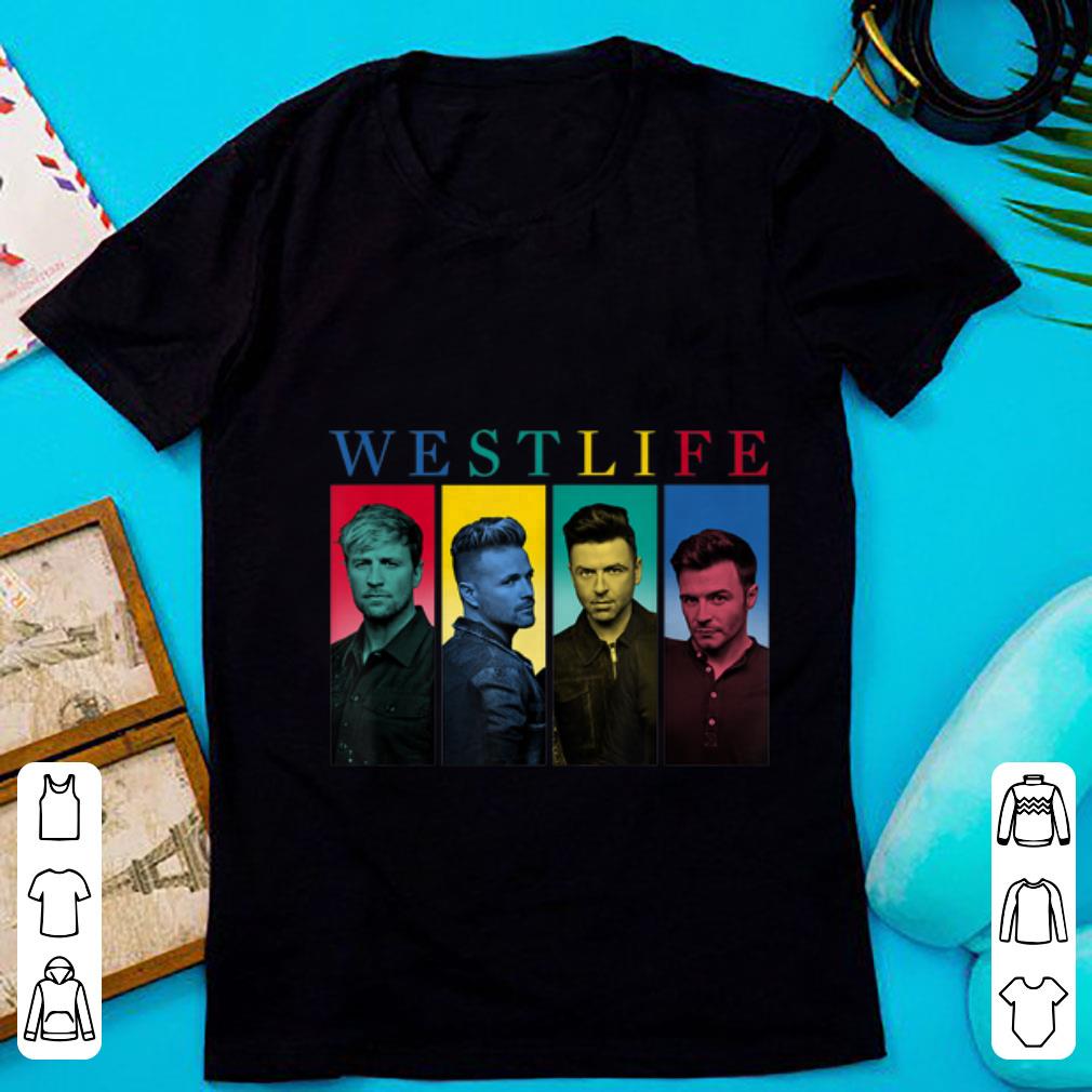 Nice Westlife Colour Heads shirt 1 - Nice Westlife Colour Heads shirt