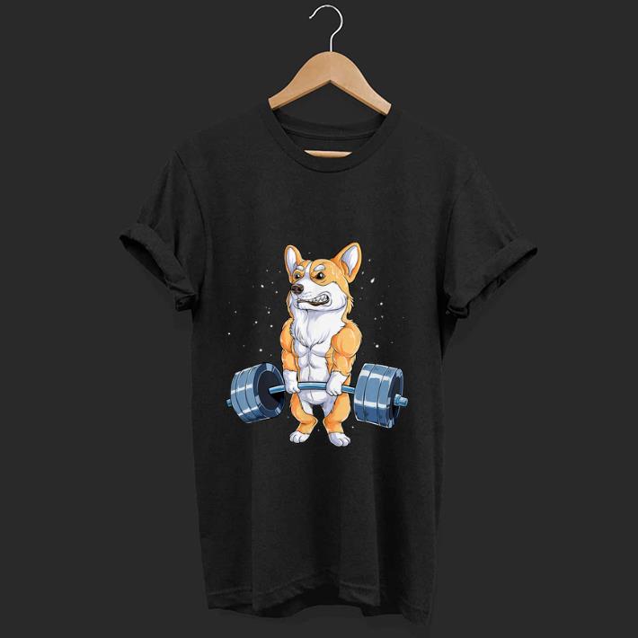 Official Corgi Weightlifting Fitness Gym Workout shirt 1 - Official Corgi Weightlifting Fitness Gym Workout shirt