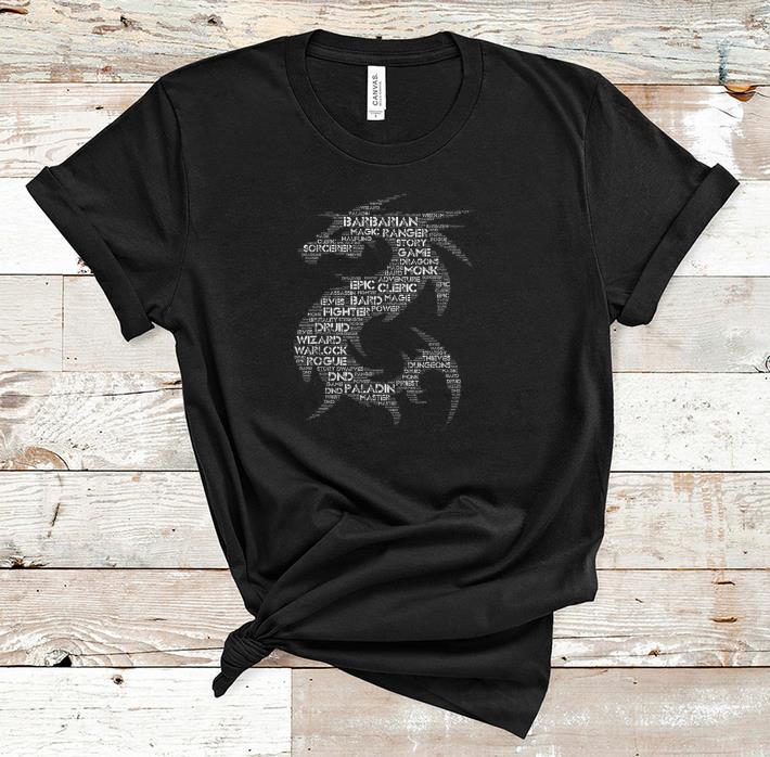Official Dnd Dragon Word Art Tabletop Game shirt 1 2 - Official Dnd Dragon Word Art Tabletop Game shirt