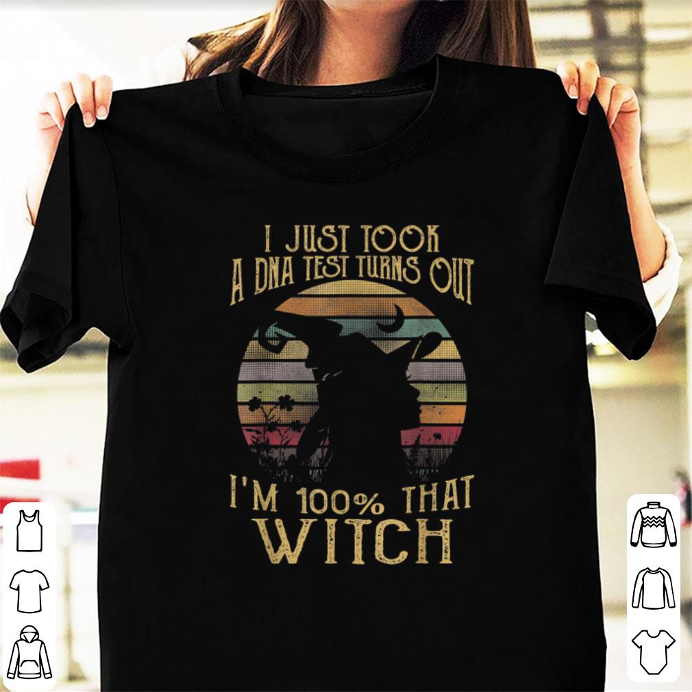 Official I Just Took A Dna Test Turns Out I m 100 Percent That Witch Vintage shirt 1 - Official I Just Took A Dna Test Turns Out I'm 100 Percent That Witch Vintage shirt