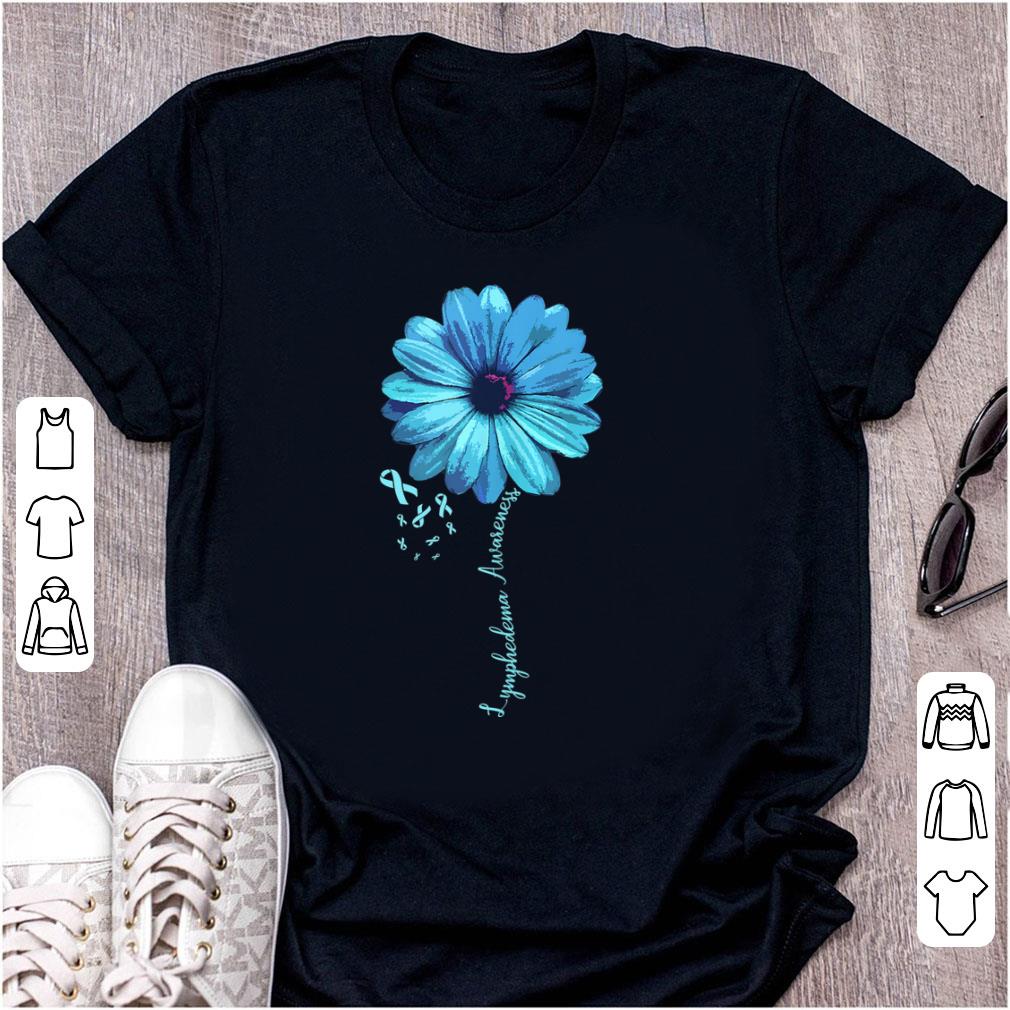 Official Lymphedema Awareness Floral Ribbon shirt 1 - Official Lymphedema Awareness Floral Ribbon shirt