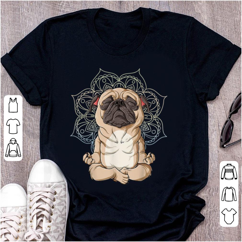 Official Pug Yoga Spiritual Meditation Mandala Let It Be 1 - Official Pug Yoga Spiritual Meditation Mandala Let It Be