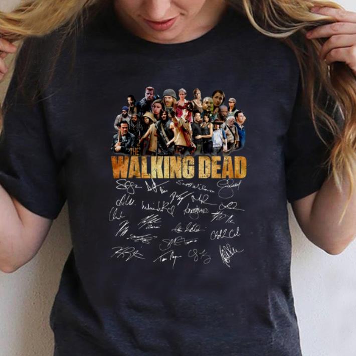 Official The Walking Dead Signature shirt 1 - Official The Walking Dead Signature shirt