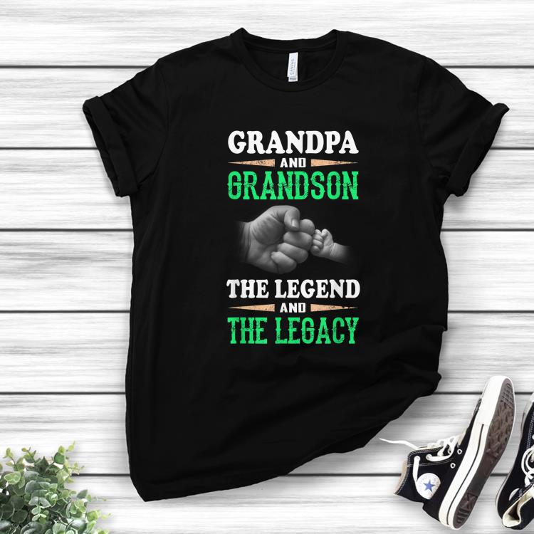 Original Grandpa And Grandson the Legend And The Legacy shirt 1 - Original Grandpa And Grandson the Legend And The Legacy shirt