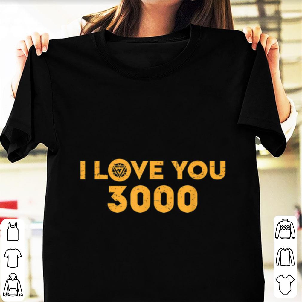 Original Marvel Avengers Endgame Iron Man I Love You 3000 shirt 1 - Original Marvel Avengers Endgame Iron Man I Love You 3000 shirt
