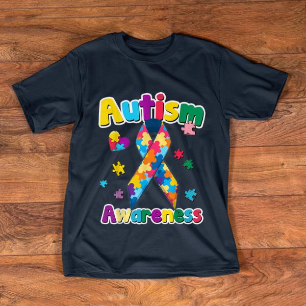 Original Ribbon Puzzle Pieces Colors Autism Awareness shirt 1 - Original Ribbon Puzzle Pieces Colors Autism Awareness shirt